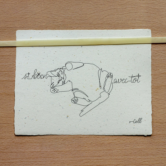 Si bien avec toi - Carte de correspondance