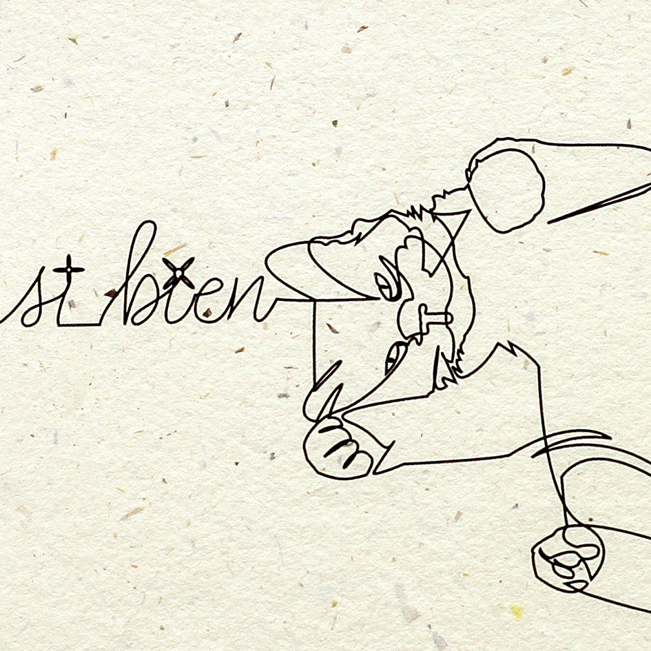 Si bien avec toi - Carte de correspondance