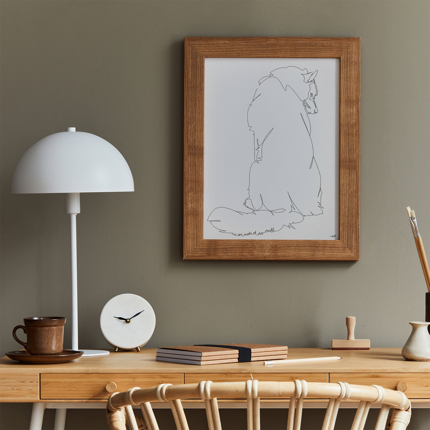 Nuit familière - Tirage A3