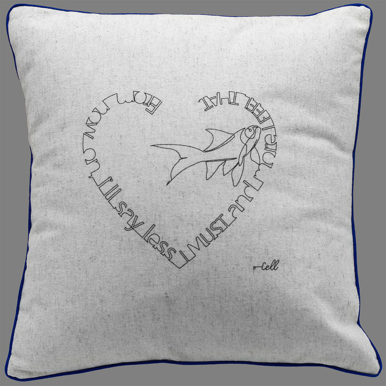 Awakening - Housse de coussin 35x35cm - Coton / Lin