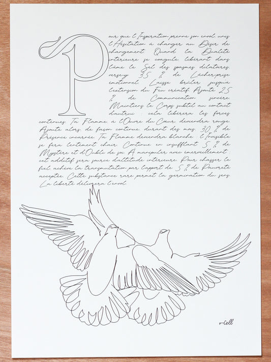 Formule alchimique - Tirage A3