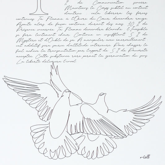 Formule alchimique - Tirage A3