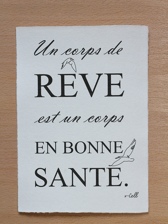 Accents de liberté - Carte de correspondance