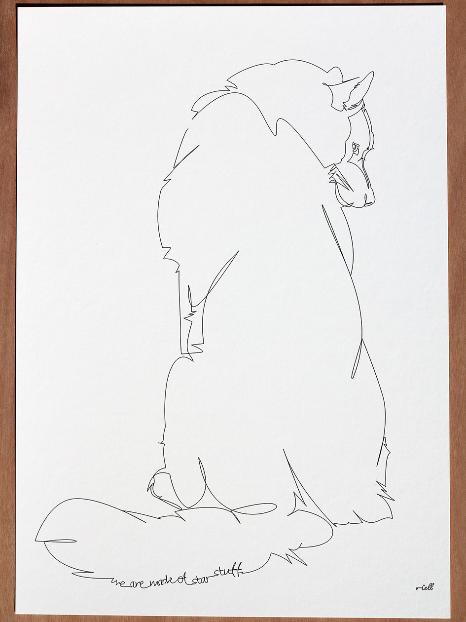 Nuit familière - Tirage A3