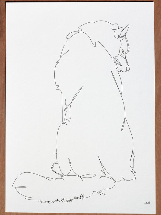 Nuit familière - Tirage A3