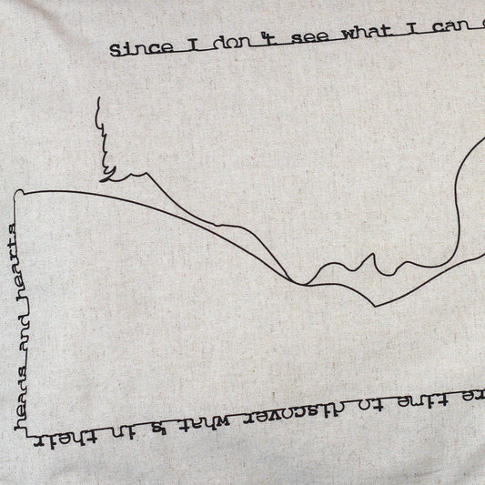 Arquées - Housse de coussin 40x60cm - Coton / Lin