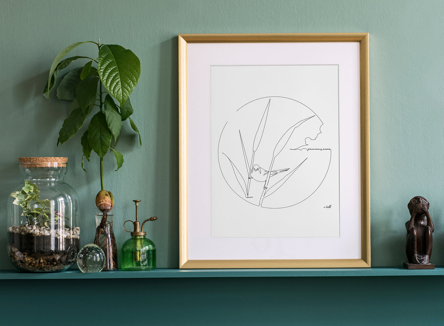 En équilibre - Tirage A3