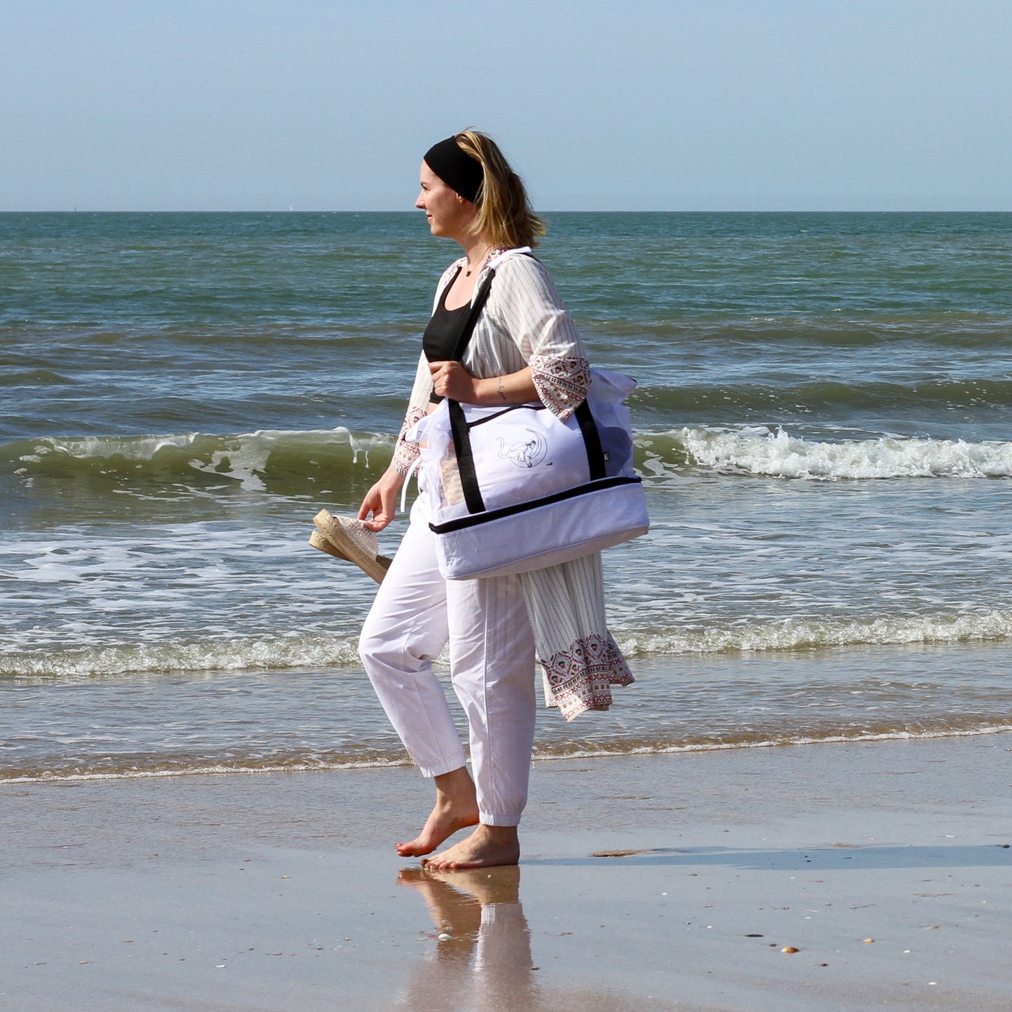 Sac de plage zippé - Compartiment isotherme