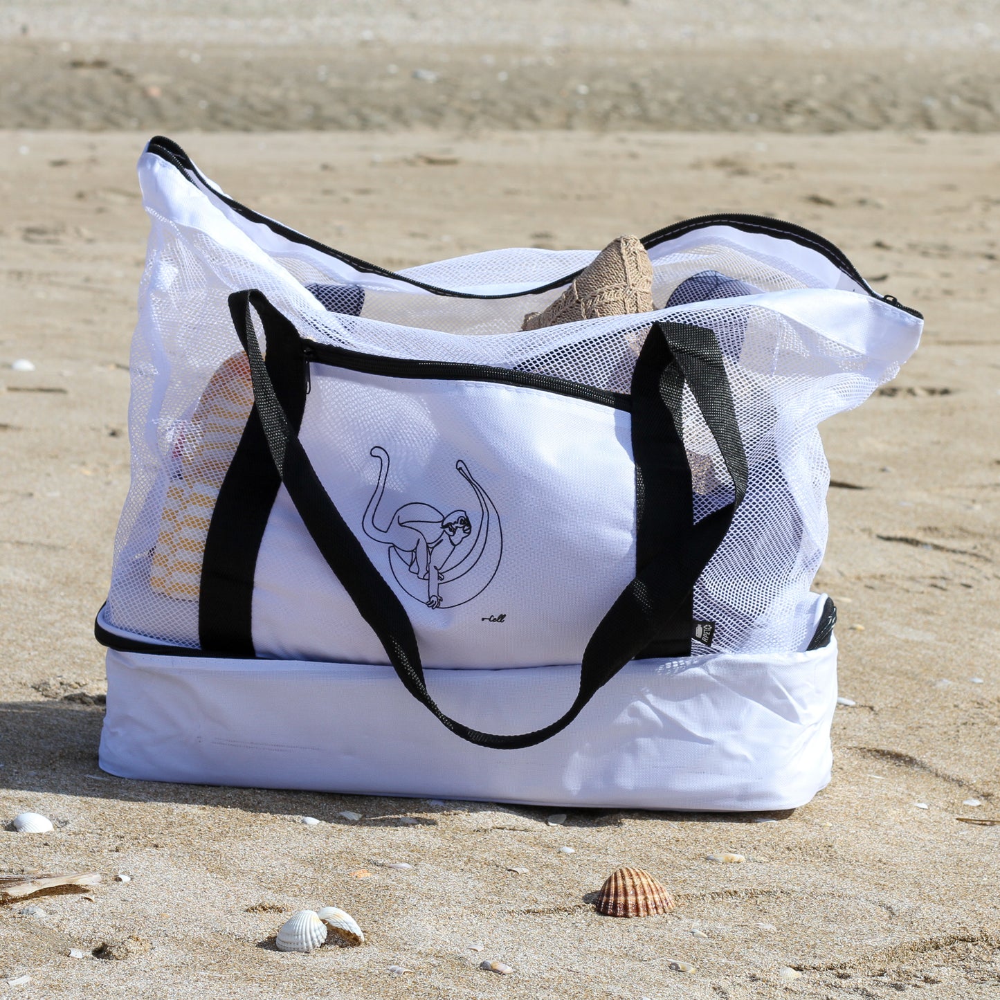 Sac de plage zippé - Compartiment isotherme