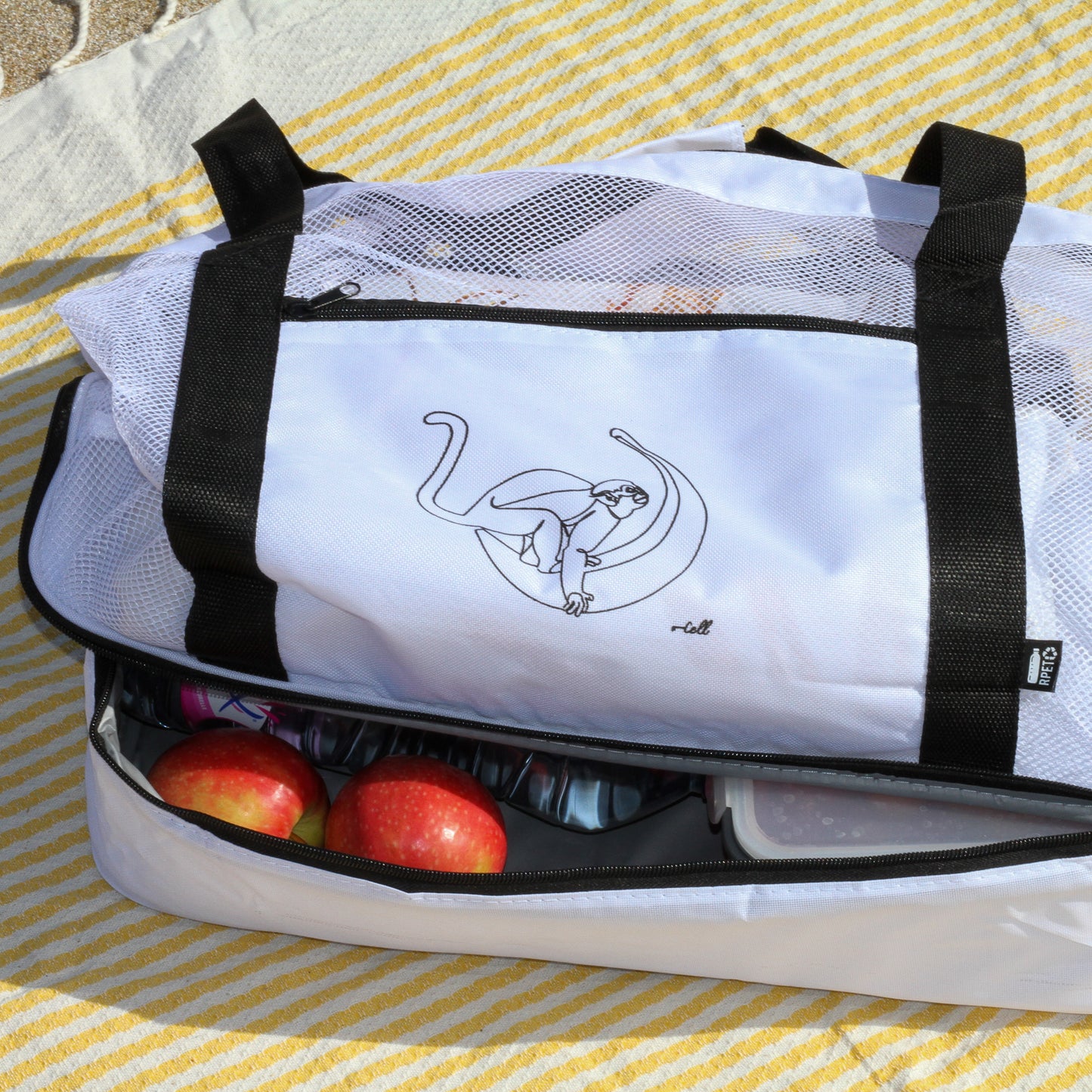 Sac de plage zippé - Compartiment isotherme