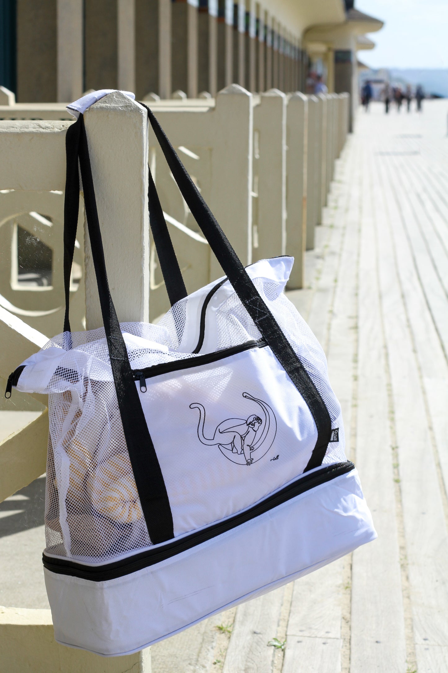 Sac de plage zippé - Compartiment isotherme